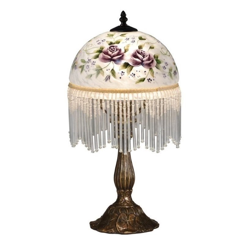 dale tiffany hand painted lamps