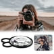 thumbnail image 2 of Filtro De Cámara De Cristal De Caleidoscopio De Mano De 77Mm, Accesorios De Cámara, Filtro De Lente Sweethay EL016200-00, 2 of 5