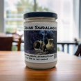 thumbnail image 1 of Indian Sandalwood Vegan Coconut Soy 12 oz/ 355 ml Candle Hand-poured, Eco-friendly, Clean Burning, Woodsy/ Clean Wood Wick, 1 of 5