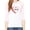 White/Pink, variant on Woman's Valentine's Day Raglan Shirt, Woman's Raglan Shirts, Valentines Shirts - I Heart U