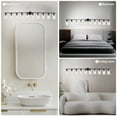 thumbnail image 2 of 10-Light Modern Vanity Light with Clear Glass Shade - Dimmable Bathroom Black Wall Lamp for Mirror, Kitchen, Hallway, 2 of 7