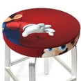 thumbnail image 3 of Lsque Mario Round Bar chair cushion covers Velvet Fabric Premium Comfort Protects from Scratches and Stains for 14-17 Inch Chair- 12 inch, 3 of 7