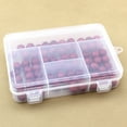 thumbnail image 3 of 5 Grids Clear Plastic Organizer Box Storage Container Jewelry Box with Adjustable Dividers for Beads Art DIY Crafts Jewelry Component Box Fishing Tool Case Storage Container, 3 of 8