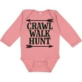 thumbnail image 3 of Inktastic Bow Hunting Crawl Walk Hunt Boys or Girls Long Sleeve Baby Bodysuit, 3 of 5