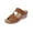 Brown, variant on CQONEPT Women's Wedge Sandals Elastic Strappy Thong Sandals Comfort Elastic Strap Summer Dress Beach Gladiator Sandals T Strap Dress Sandals Brown Size 6