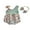 Green, variant on LMLYSoH Baby Girl Two Piece Outfits Summer Floral One Shoulder Romper and Stretch Headband Cute Clothes