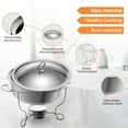 thumbnail image 6 of Catering Food Warmers, 6 Packs Buffet Chafer Set, 6 of 10