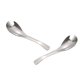 thumbnail image 2 of Cucharas de sopa gruesas pesadas de 4pcs cucharas de sopa de cuchara de acero inoxidable (tamaño medio), 2 of 5