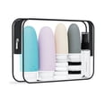 thumbnail image 6 of Rirool 18 Pack TSA Approved Travel Bottles Set, Leak Proof Silicone Containers with Jars, Spray Bottles, Accessories & Clear Toiletry Bag for Shampoo, Lotion & Toiletries, 6 of 9