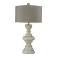 thumbnail image 1 of ElkGroup International Parisian Plaster Finish Table Lamp With Light Grey Shade, 1 of 2