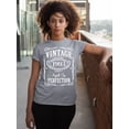 thumbnail image 2 of 30th Birthday VINTAGE 1993 Women's T-shirt, L, H. Grey, 2 of 2