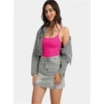 thumbnail image 4 of Women's Cropped Cami Top - Scoop Neck Tank Top with Adjustable Straps, Sleeveless Crop Shirt, 4 of 4
