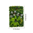 thumbnail image 3 of AUNVITO Artificial Green Plant Fence 3 x 3 ft, Simulation Hedge Privacy Screen, UV Protected Faux Foliage Panel, Easy Install Outdoor Barrier for Garden, Balcony and Yard, 3 of 6