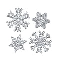 thumbnail image 1 of Naiovety Troquel de copo de nieve de Navidad de acero al carbono de 4 piezas, artesanías lavables portátiles para hacer álbum de estampillas, Artesanía, 1 of 5