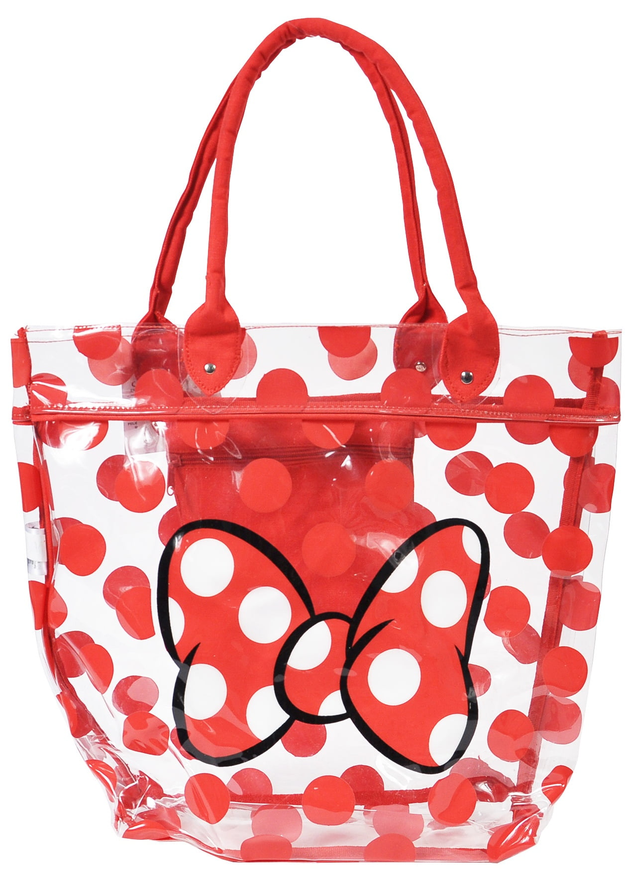 clear plastic beach bag