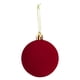 thumbnail image 3 of 12 Bolas Navideñas de Terciopelo Flocadas, Adornos Navideños de Plástico, Adornos Colgantes Decorativos para Árbol de Navidad, Decoración de 2,4 Pulgadas, 3 of 7