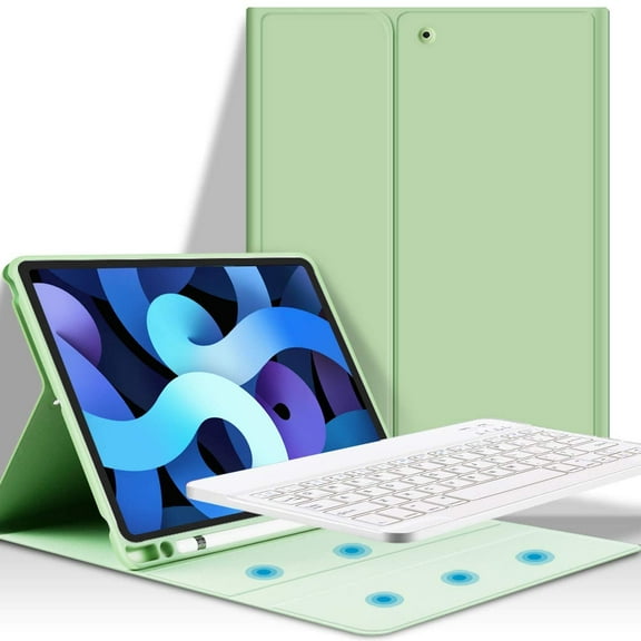 Timoom iPad Air 4th / Air 5th Generation 10.9 Inch Keyboard Case with Pencil Holder, Magnetically Slim Bluetooth Wireless Detachable Keyboard Cover for iPad 10.9" Air 5/4 Gen 2022 2020 Model