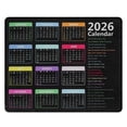 thumbnail image 2 of Mouse Pad 2025-2026 Calendar Mouse Pad With Stitched Edges Waterproof Non-Slip Rubber Base Ergonomic Computer Mouse Mat(1Pcs) JASKFLY, 2 of 9