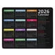 thumbnail image 2 of Alfombrilla De Ratón Alfombrilla de ratón con calendario 2025-2026 y bordes cosidos, impermeable, antideslizante, base de goma, ergonómica (1 unidad) JASKFLY, 2 of 9