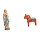 thumbnail image 1 of Estatua de María, Figura decorativa, Colección religiosa, Figura de escritorio, Estatua tradicional sueca, Artesanía creativa, Caballo Dalec, 1 of 8