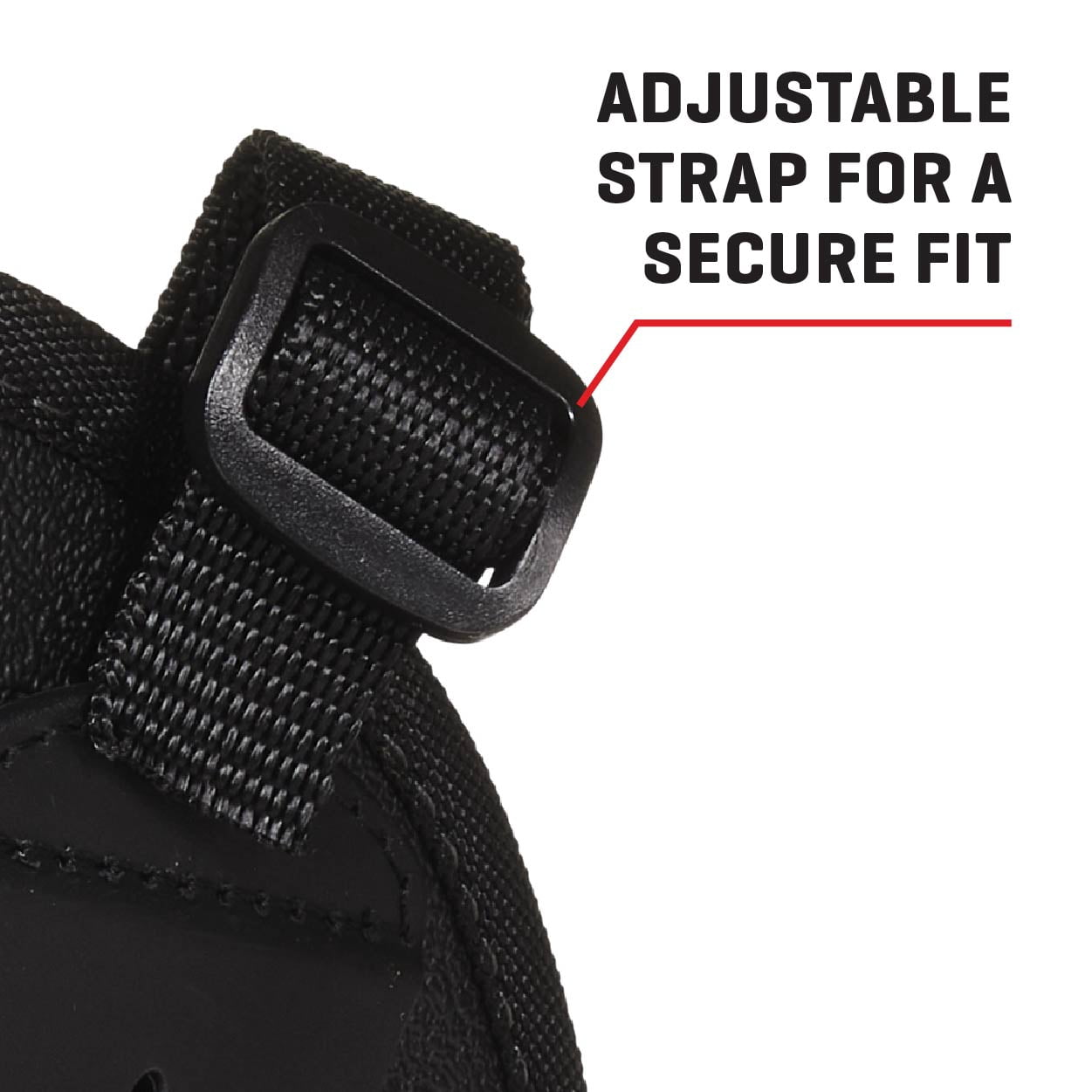 Allen Company Magnetic Quick Release Firearm Hip Holster, 4"-5," Black, Polyester, 0.26 lb