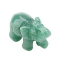thumbnail image 2 of Estatuilla de cristal de elefante tallada en jade natural de 2 pulgadas, artículo de decoración del hogar (#03), 2 of 7