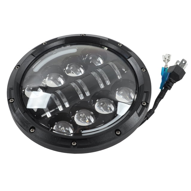 Faro redondo, faro LED para motocicleta de 7 pulgadas Faro redondo para motocicleta Faro LED para motocicleta Rendimiento confiable