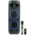 thumbnail image 3 of 2) Rockville Go Party ZR10 Dual 10" Wireless Linking LED Bluetooth Speakers+Mics, 3 of 13