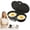 Black, variant on Dual Cavity Microwave Egg Poacher with Lid & Handle, Oil-Free Egg Cooker for Breakfast, Food-Grade PP Microwave Egg Maker (Gray)