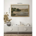 thumbnail image 2 of Drsoum Vintage 16x24in Brown Framed Landscape Mountain River Prints Modern Decor, 2 of 7