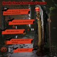 thumbnail image 6 of Costway 5 FT Halloween Animated Standing Witch Life Size Decoration with Posable Arms, 6 of 10