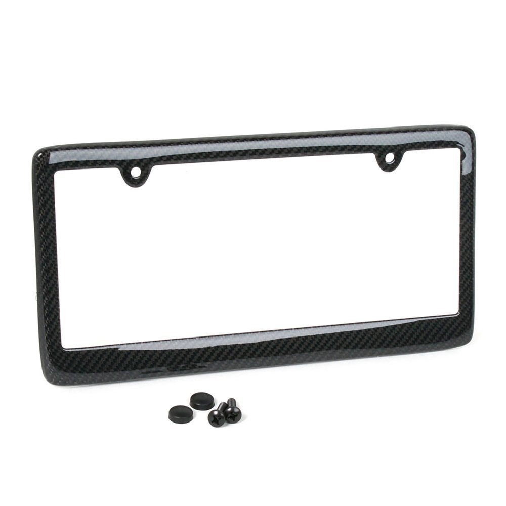 Carbon Fiber License Plate Frame 100 Real Carbon Fiber (1 Pack