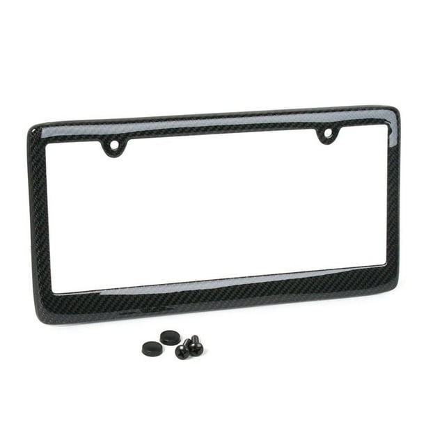 Carbon Fiber License Plate Frame 100 Real Carbon Fiber (1 Pack