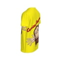 thumbnail image 5 of Curious George Novelty Shirt for Boys 3D Printed T-Shirt Fashion Tees Cool Merch for Kids, 5 of 5