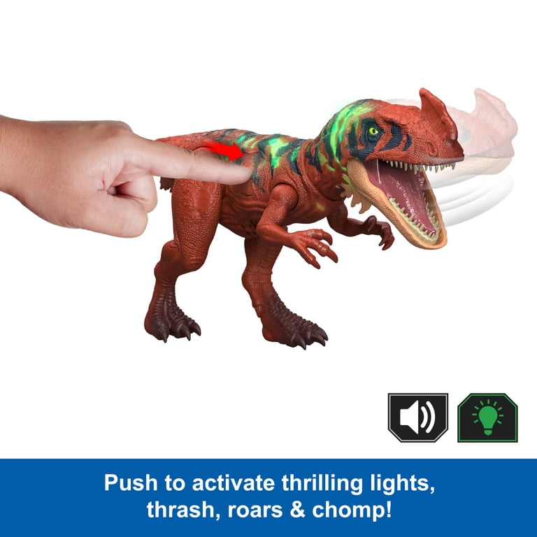 Jurassic World Wild Roar Afrovenator Dinosaur Action Figure Toy
