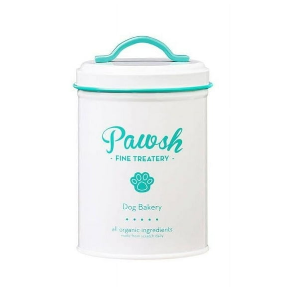 10 Strawberry Street 7CDI012 44 oz Pawsh Metal Canister, Teal