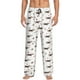 thumbnail image 1 of Fotbe Dachshund Dog Pantalones de Pijama para Hombre, Pantalones de Dormir, Pantalones de Casa con Cintura Ajustable y Bolsillos-X-Large, 1 of 6