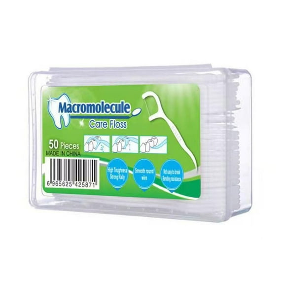 100pcs Dental Floss Picks Oral Care Teeth Cleaning Disposable Floss Sticks