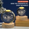 thumbnail image 1 of Fiudx Bola de Cristal Planetaria Brillante, Diseño de Galaxia de Astronauta, Luz Nocturna Rgb Cálida, Lámpara de Noche con Alimentación Usb, Elegante Decoración para El Hogar, Idea de Regalo Única, T, 1 of 3