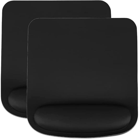 Ergonomic Mouse Pad With Wrist Rest Gel Mouse Pad With Wrist Rest, Comfortable Laptop Mouse Pad, Pain Relief Mouse Pad With Non-slip Pu Base.2pcs
