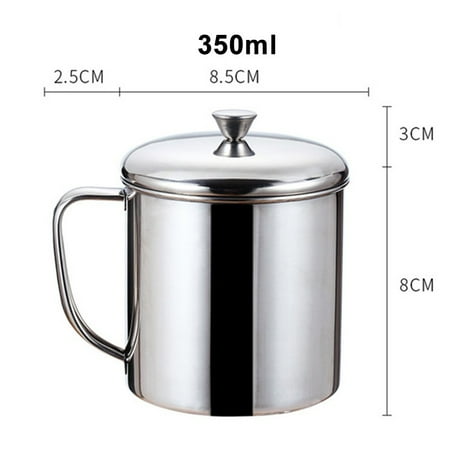 

Stainless Steel Water Milk Coffee Tea Cup Camping Mug Home Travel Tumbler