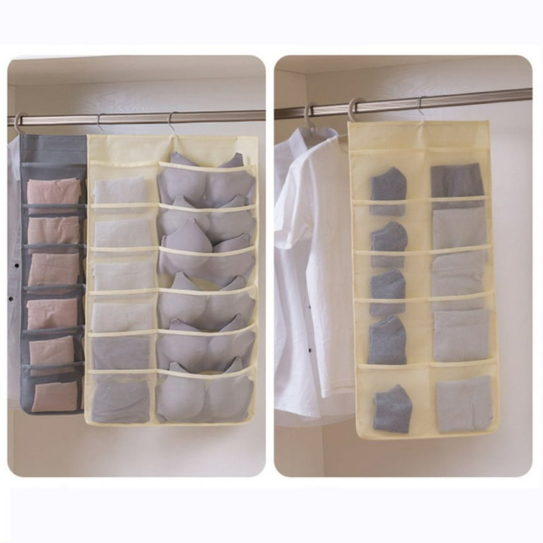 Double Sided Underwear Storage Bag Folding Hanging Bra Clother