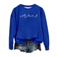 thumbnail image 1 of WEAIXIMIUNG Sweat à Fermeture Éclair Femme Surdimensionné Imprimé Col Rond Tendance Automne/hiver Haut Décontracté, 1 of 2