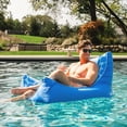 thumbnail image 6 of Big Joe Captain's Float No Inflation Needed Pool Lounger, Coral Bloom Double Sided Mesh, Quick Draining Fabric, 3 feet, 6 of 8