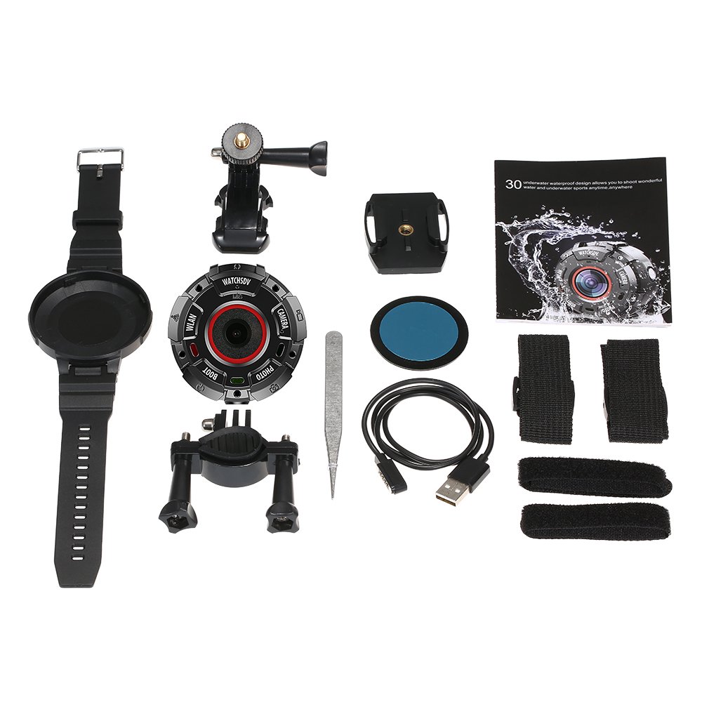 smartwatch camera waterproof