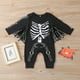 thumbnail image 4 of Conjunto de disfraz de Halloween para niños y niñas recién nacidos, mameluco y sombrero, 4 of 9