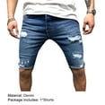 thumbnail image 6 of zeranth Short Jeans Ripped Skinny Men Zipper Closure Pockets Shorts for Party, 6 of 7