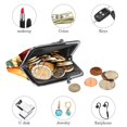 thumbnail image 4 of Thanksgiving Elegant Microfiber Coin Purse with Zinc Alloy Jaws - Compact and Stylish Small Wallet, 4.3x4.7 in/11x12 cm Size, 4 of 7