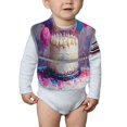 thumbnail image 6 of Kdxio Colorful Balloon Cake Celebration Bibs For Babies, Baby Bibs for Eating, Toddler Bibs, Waterproof Bibs, Feeding Bibs, for Toddlers, Boys, Girls, 6 of 8