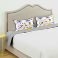 thumbnail image 3 of Yayeee Pillowcase Standard Size Set of 2 Satin Wrinkle Resistant Pillow Case, Tropical Rhythm, 3 of 8